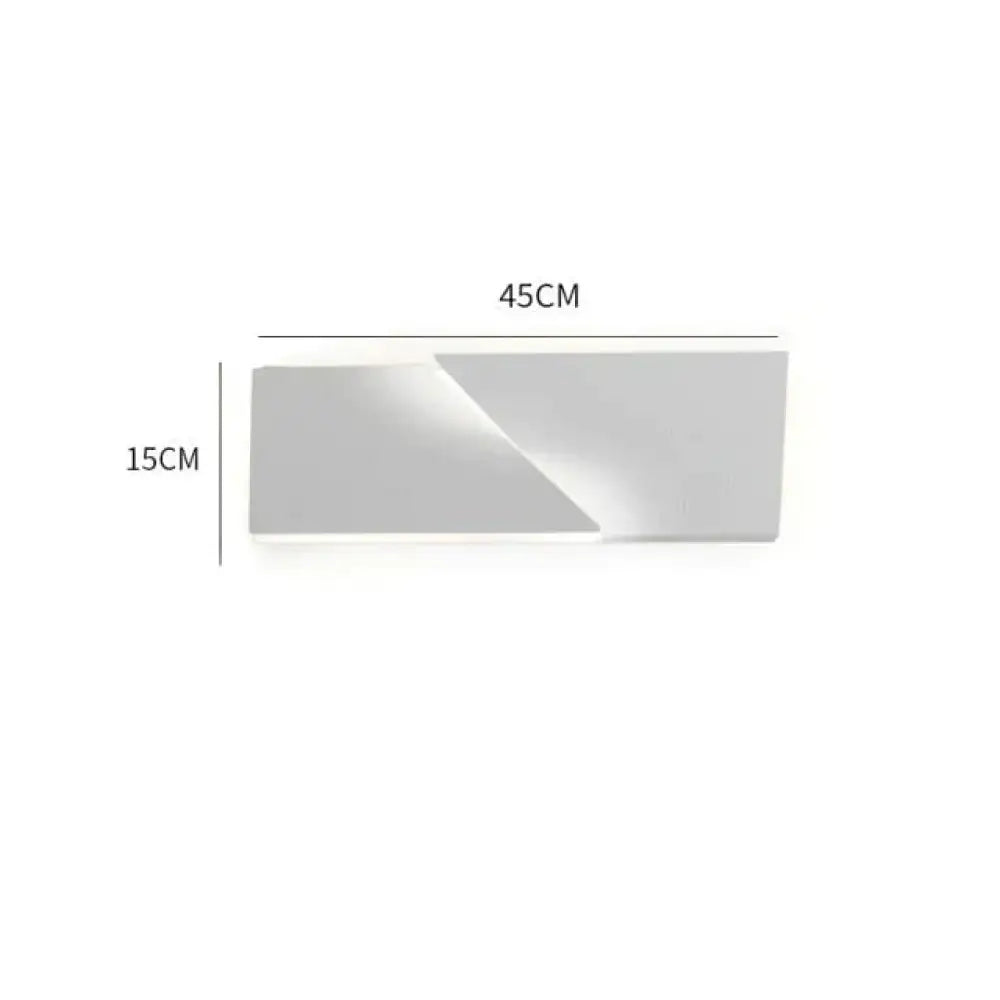 Leanne | Geometric Wall Lamp 45X15X14 8W / Warm White (2700 - 3500K)