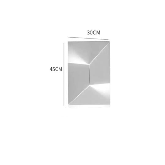 Leanne | Geometric Wall Lamp 45X30X14 16W / Warm White (2700 - 3500K)