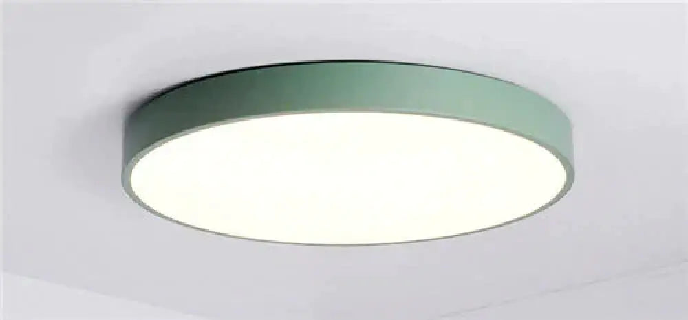 Led Ceiling Light Modern Lamp Living Room Lighting Fixture Surface Mount Remote Control Green /
