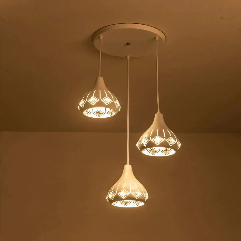 Led Crystal Hanging Light E26 E27 Pendant Cord Loft Lamps For Living Room Aisle Corridor Kitchen