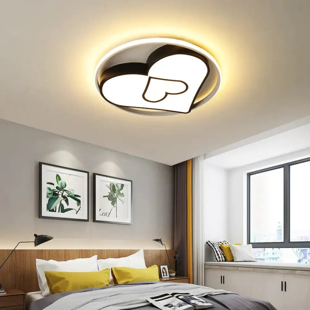 Led Lamp Simple Modern Warm Romantic Round Room Ceiling 40*5Cm / Light