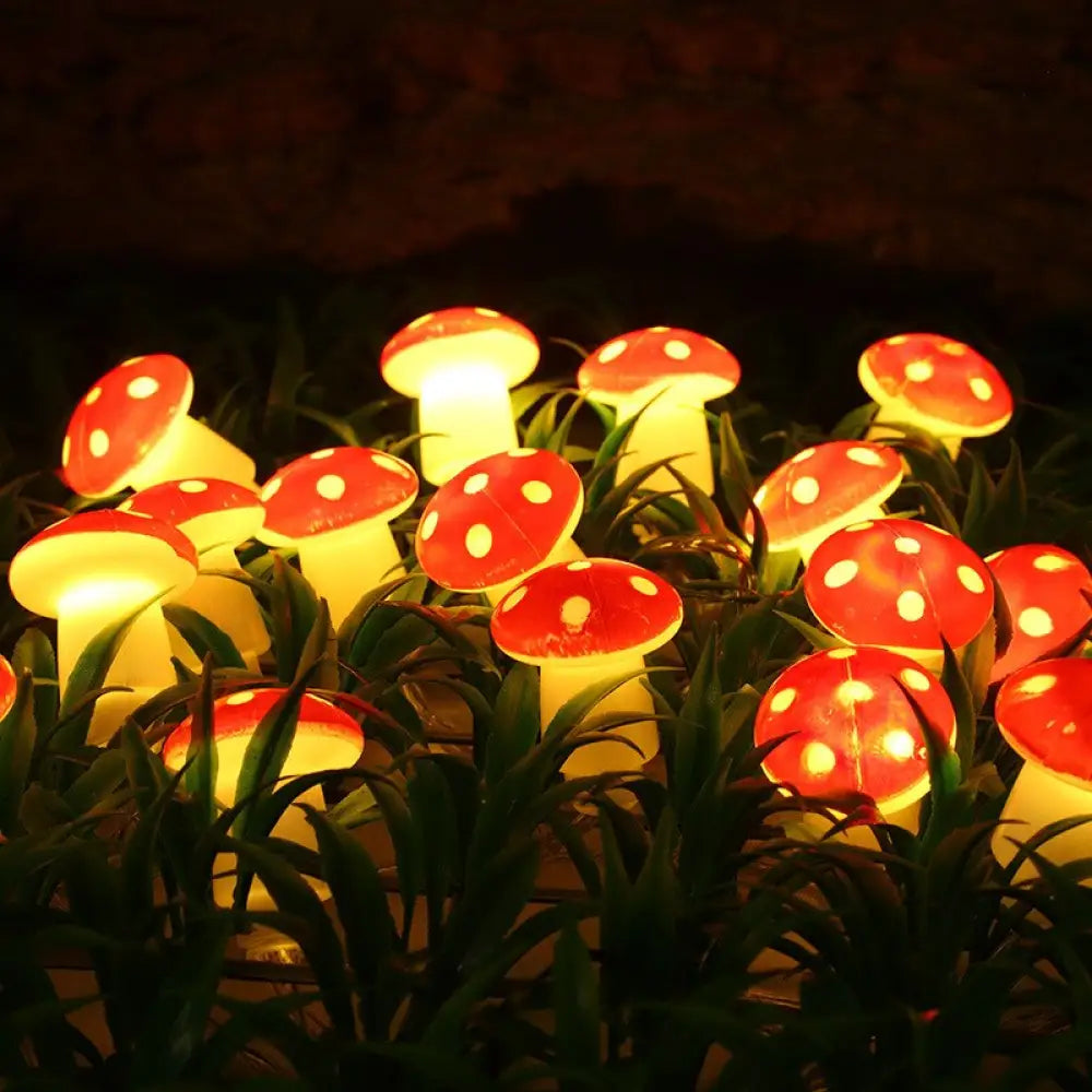 Led Paper Cranes Fairy Lights: Ideal For Gazebo Festivities And Holiday Celebrations Mushroom /