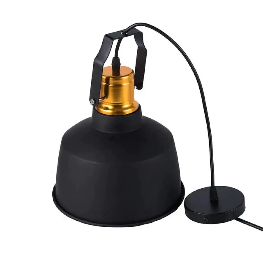Led Pendant Lights Vintage Loft Aluminum Hanging Lamp Black / No Include Bulb