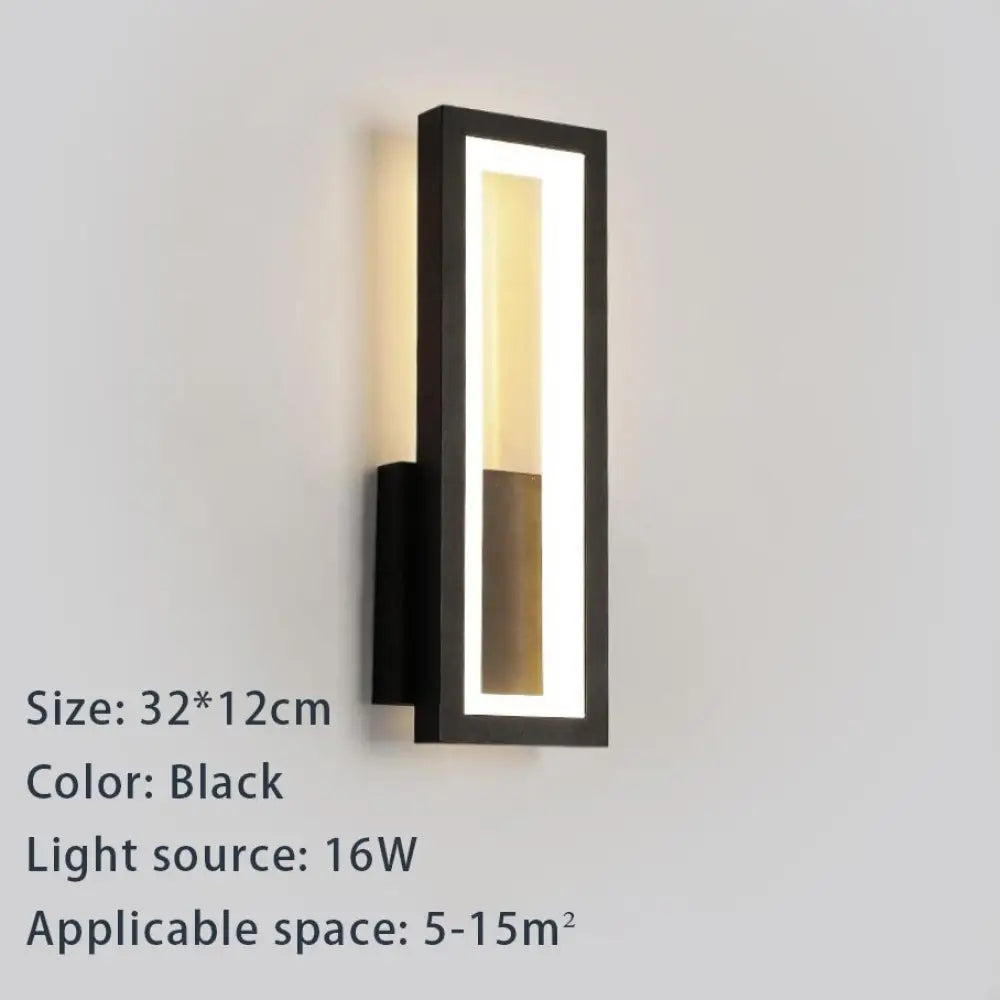 Led Wall Lamps For Bedroom Bedside Living Room Indoor Lighting Sconce Black White Gold Lamp Aisle