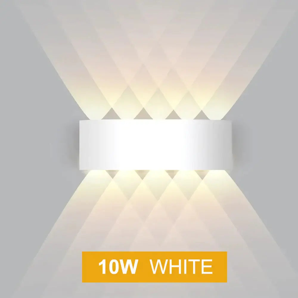Led Wall Light Outdoor Waterproof Modern Nordic Style Indoor Lamps Living Room Porch Garden Lamp 2W