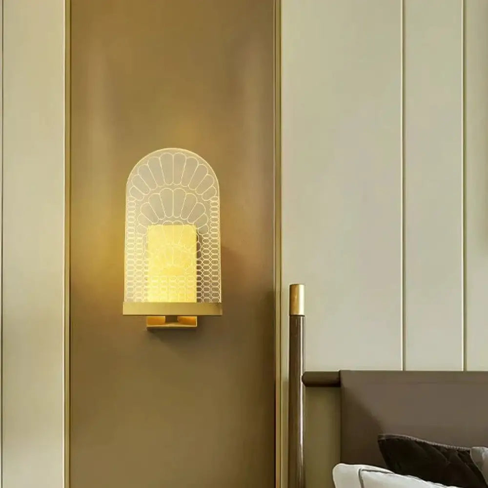 Light Luxury Post - Modern All - Copper Wall Lamp Copper Lamps