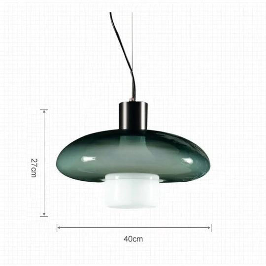Luxury Art Glass Pendant Lights For Minimalist Restaurant - Personalized Design C Light