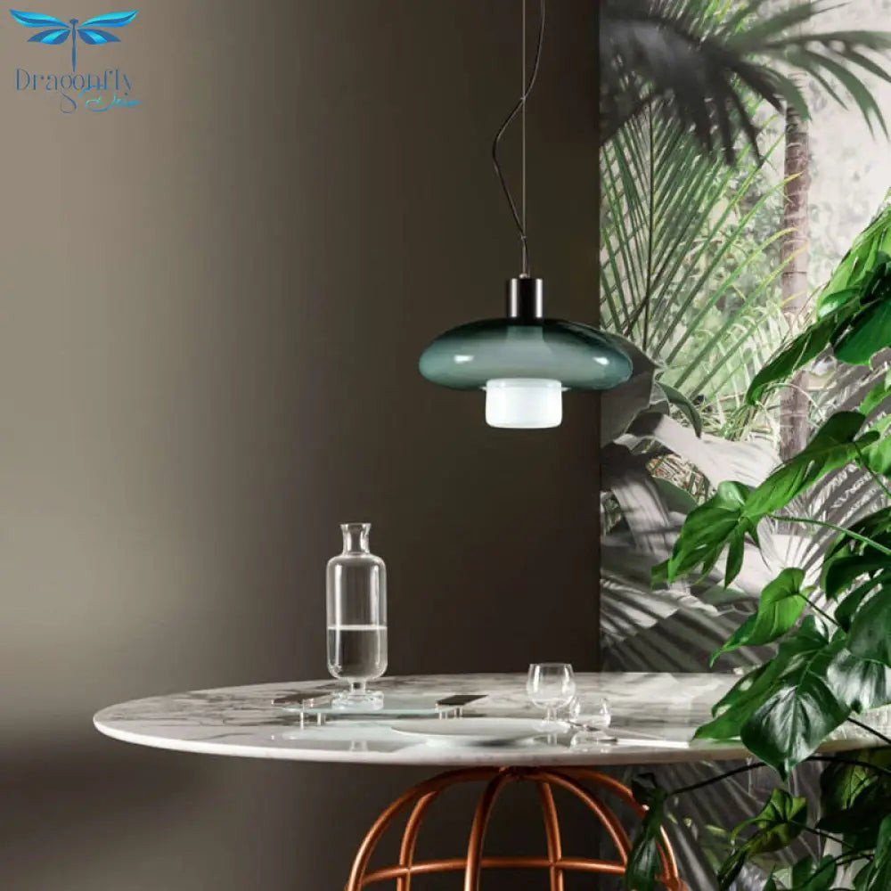 Luxury Art Glass Pendant Lights For Minimalist Restaurant - Personalized Design Light