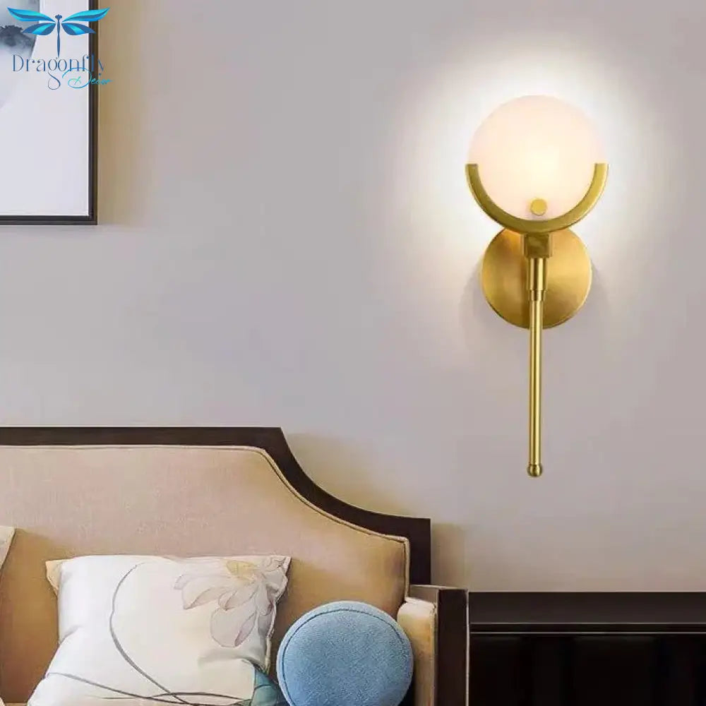 Luxury Bedside Aisle Bedroom All - Copper Wall Lamp Copper Lamps