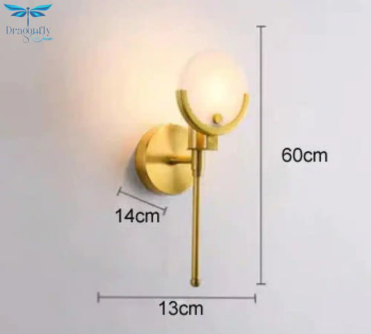 Luxury Bedside Aisle Bedroom All - Copper Wall Lamp Copper Lamps