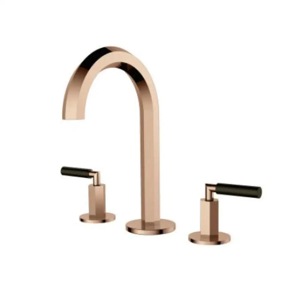 Luxury Gold Basin Faucet Europe Style Three Holes Sink Faucet Modern Design Widespread 8’ Hole