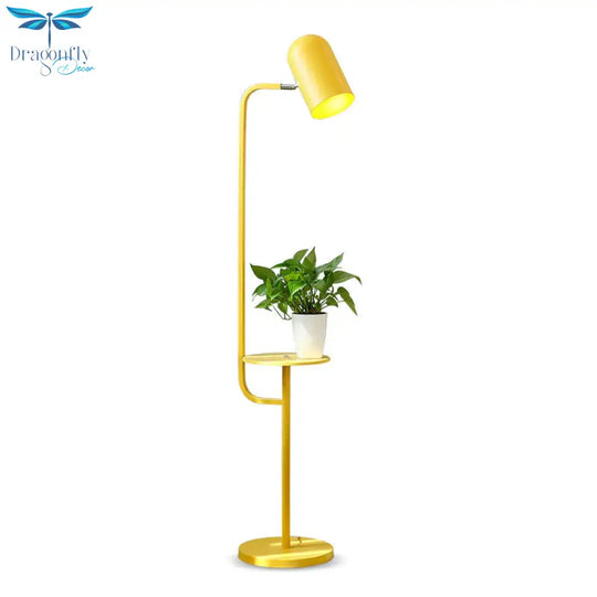 Macarone Living Room Tea Table Floor Lamp Creative Bedroom Study Office Personalized Color Plant