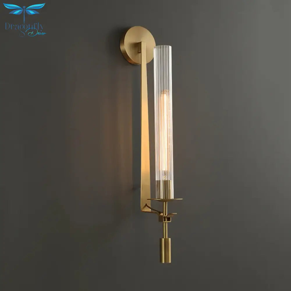 Maya Modern Led Wall Lamps - Creative Brass Sconce For Living Room Bedroom And More Lamp