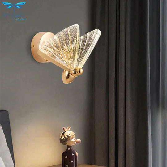 Merve - Nordic Creative Colorful Butterfly Led Wall Lamp