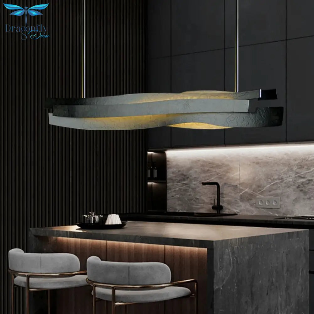 Minimal Restaurant Pendant Lamp Modern Bar Desk Office Designer Creative Geometric Pendant Light
