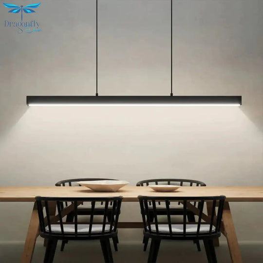 Minimalist Led Long Bar Pendant Light For Dining Room Kitchen Pendant