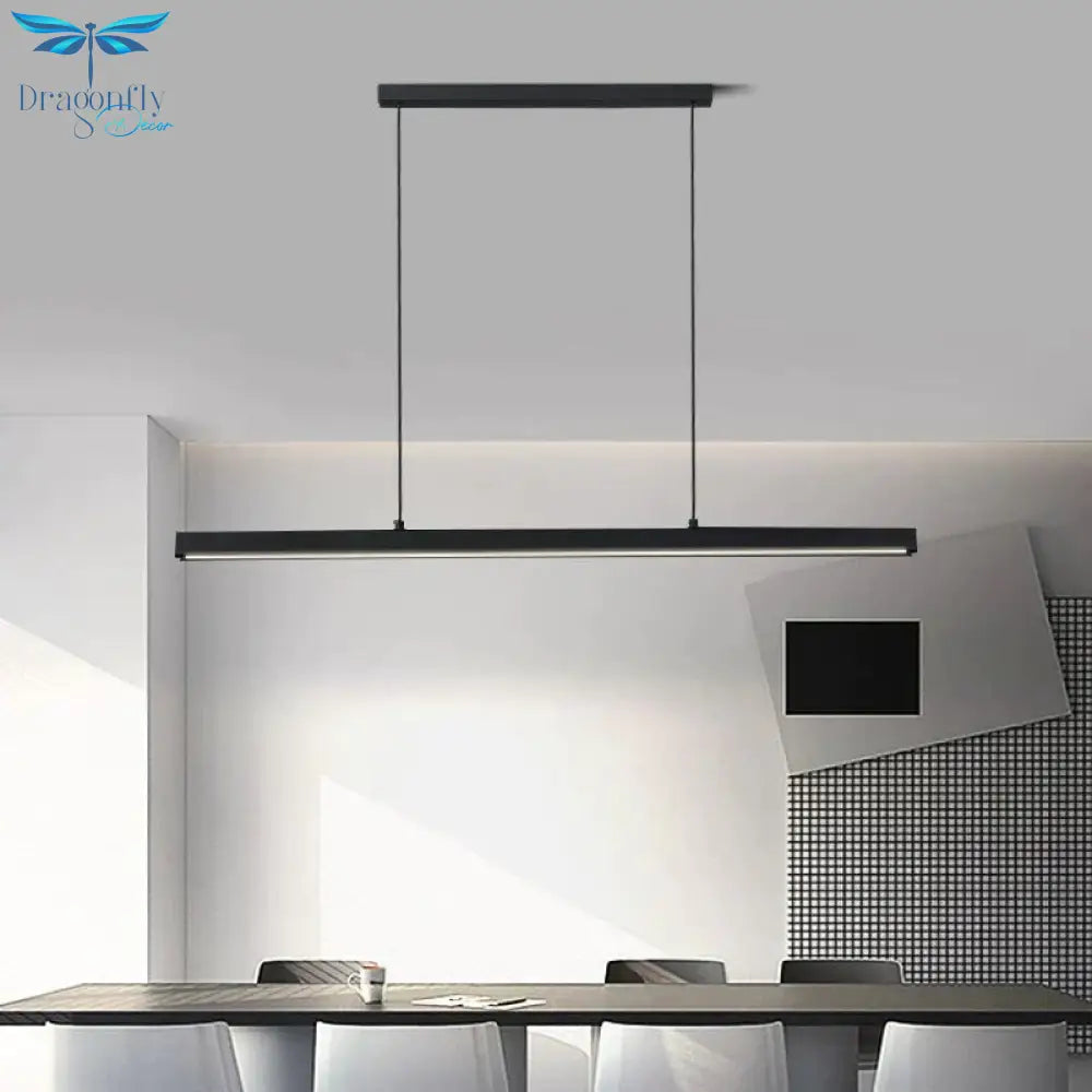 Minimalist Led Long Bar Pendant Light For Dining Room Kitchen Pendant
