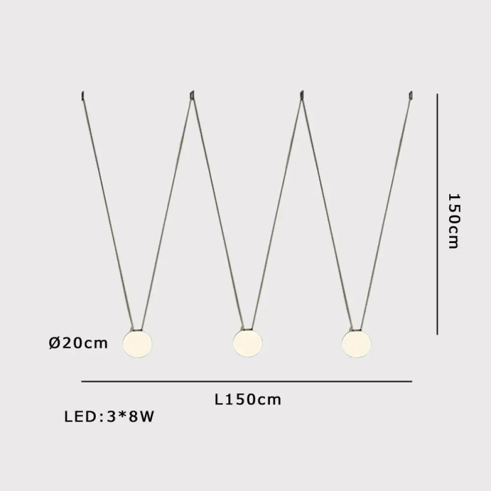 Minimalist Style Light Luxury Dimmable Led Chandelier Modern Suspension Home Decor Appliance