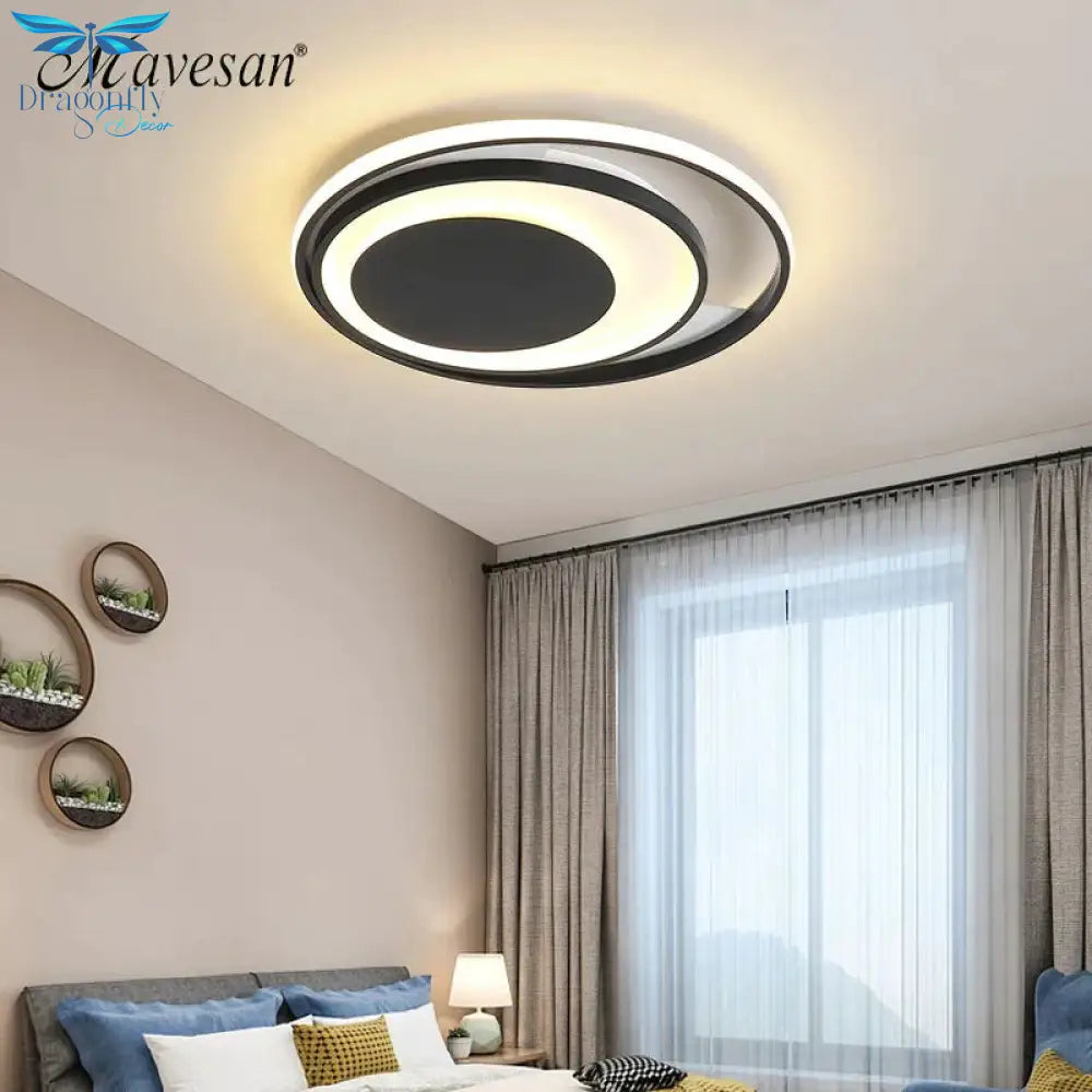 Modern Acrylic Ceiling Lights Living Room Support Remote Control Led Surface Mount Lamps Lamparas