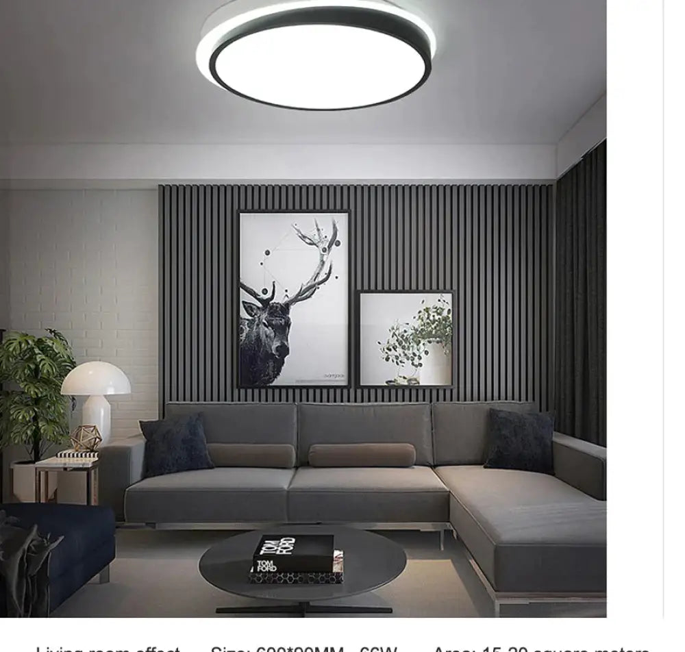 Modern Bedroom Ceiling Lights White And Black Boby Color For 8 - 15Square Meters Lamps Luminaria