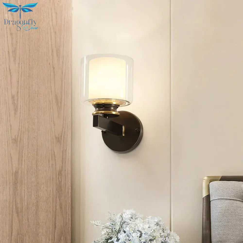 Modern Bedroom Lamp Single Mirror Copper Wall Lamps