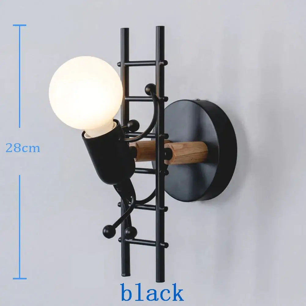 Modern Creative Minimalism Metal Robot Ants Lamps For Kids Baby Living Room P6 / 220V Warm White