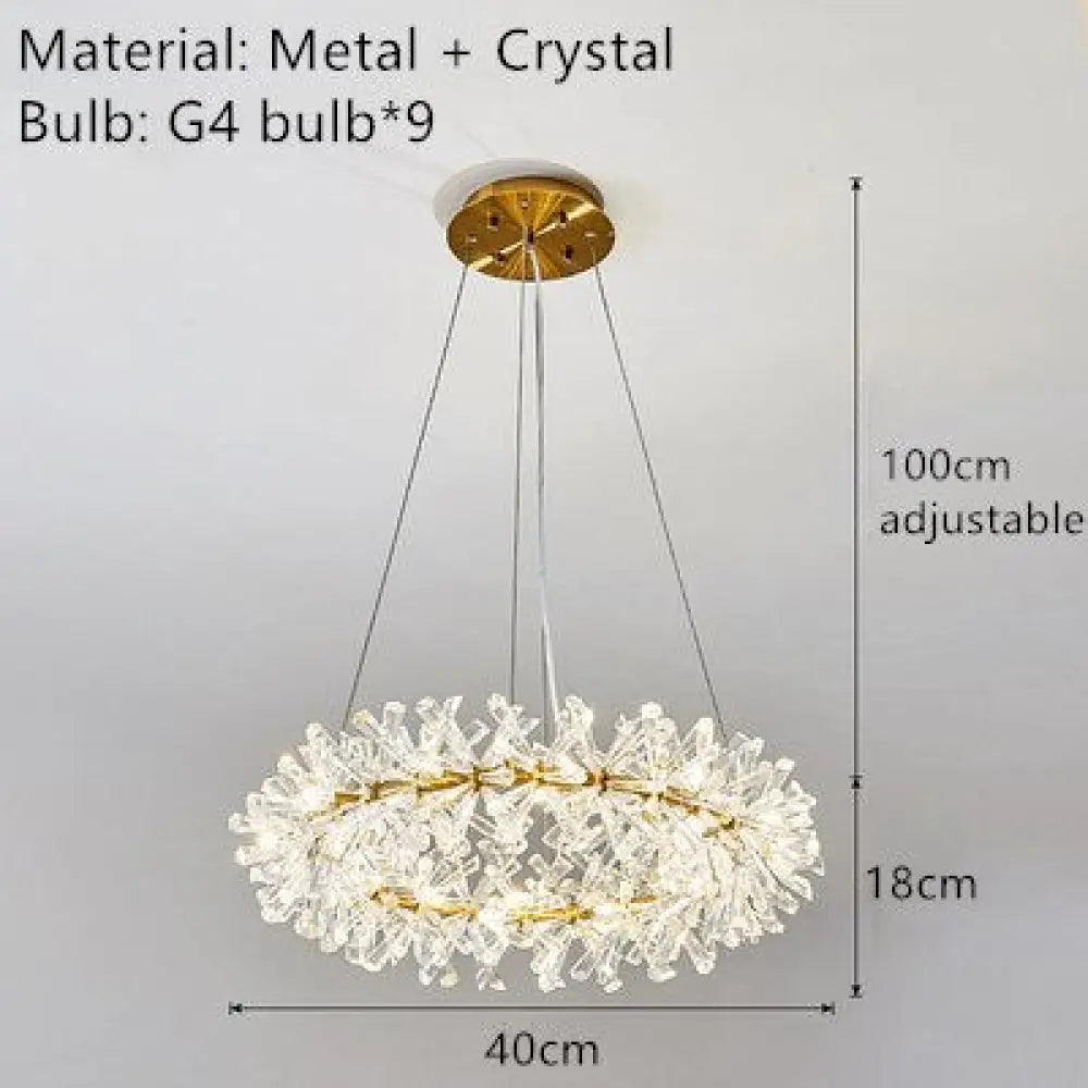 Modern Crystal Led Wall Lights Gold Metal Living Room Bedside Tv Background Sconces G4 Bulb 110 -