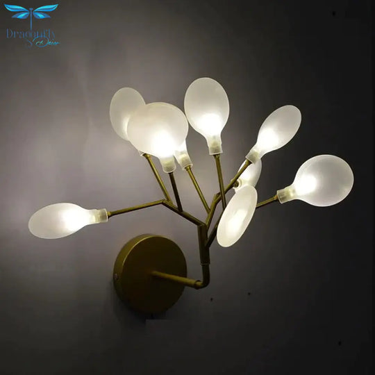 Modern Firefly Tree Branch Led Wall Light For Bedroom Study Room