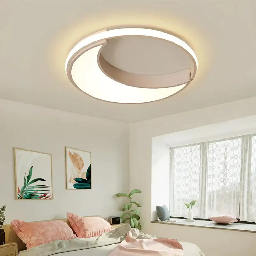 Modern Led Chandelier Lustre For Living Room Bedroom Study Home Fashion Lights White / 52X52Cm 43W