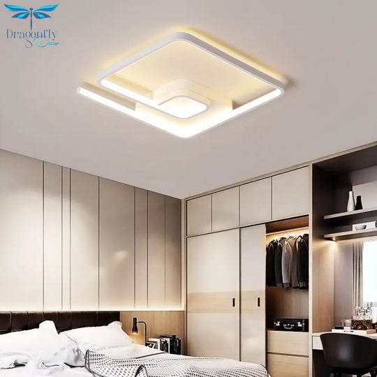 Modern Led Chandeliers Lamp For Bedroom Interior Dining Study Living Room Kitchen Simple Lustre