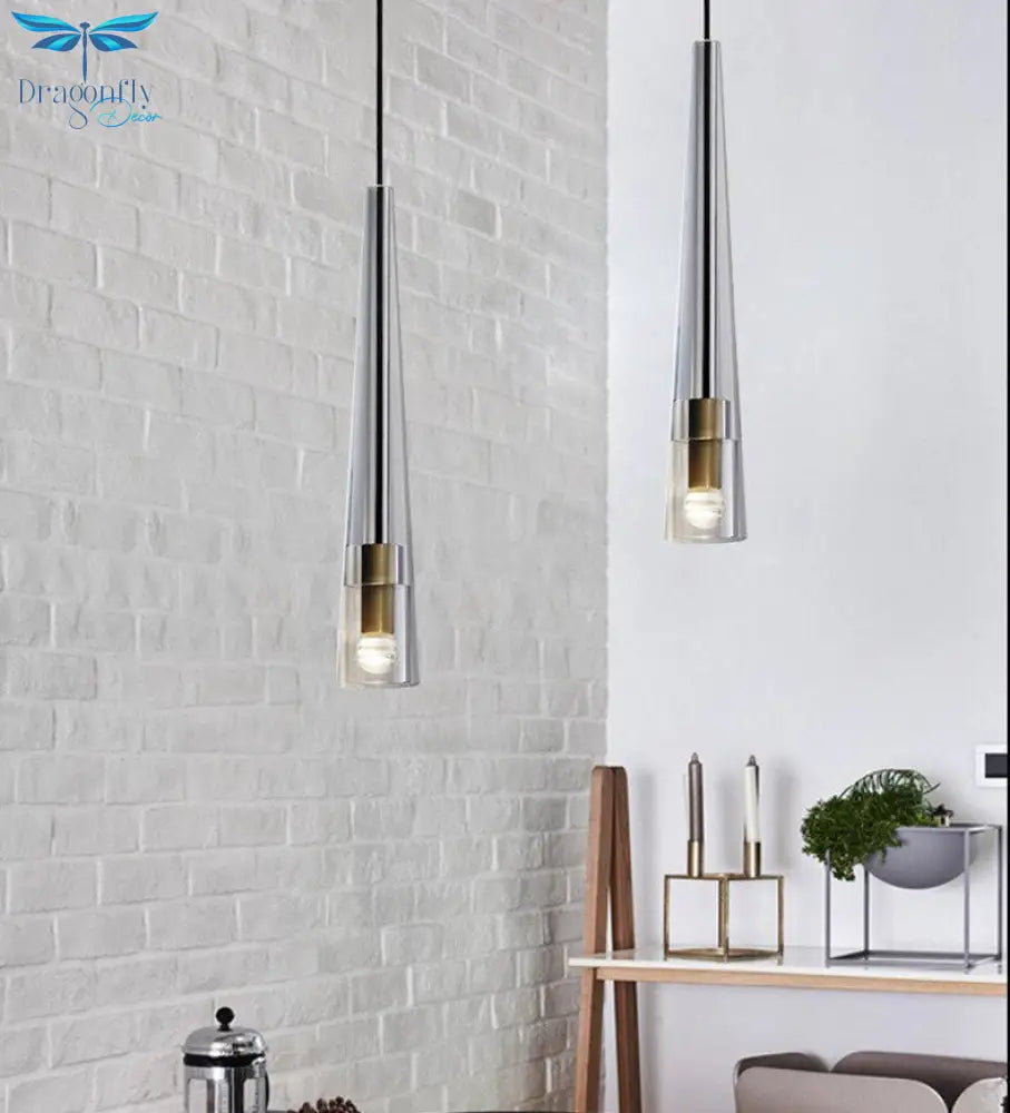Modern Led Glass Pendant Lighting Home Decoration Hanging Lamps Luminaire Shop Kitchen Bedroom Light