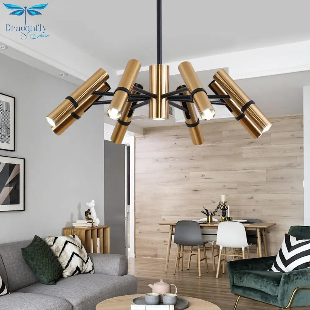 Modern Led Pendant Lamp Gold Nordic Lighting Hanging Fixture Creative Dinning Living Bedroom Indoor