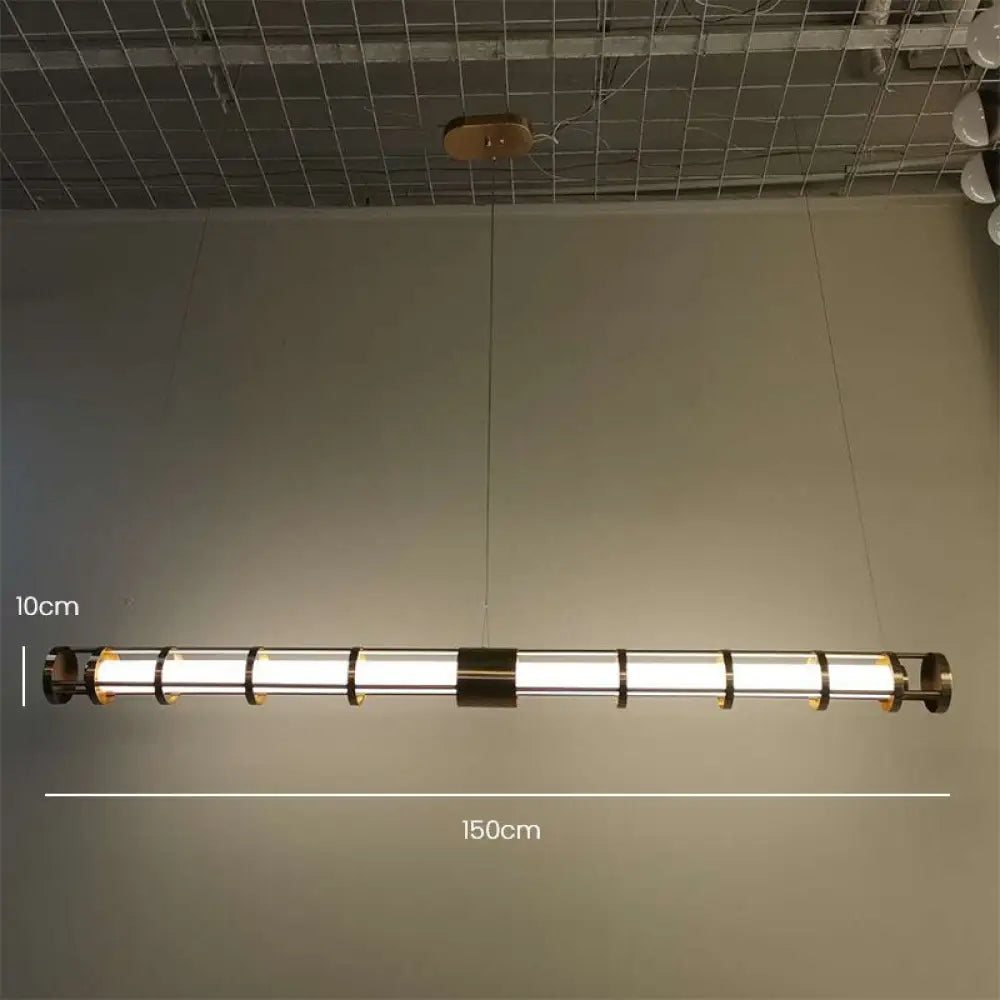 Modern Led Pendant Light For Dinning Room Retro Loft Long Type Lights Creative Suspened Hanging