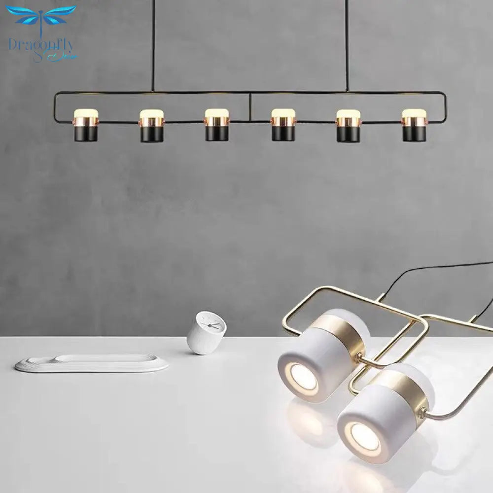 Modern Led Rotatable Bright Chandelier Lighting Restaurant Spotlight Hanging Lamp Nordic Living