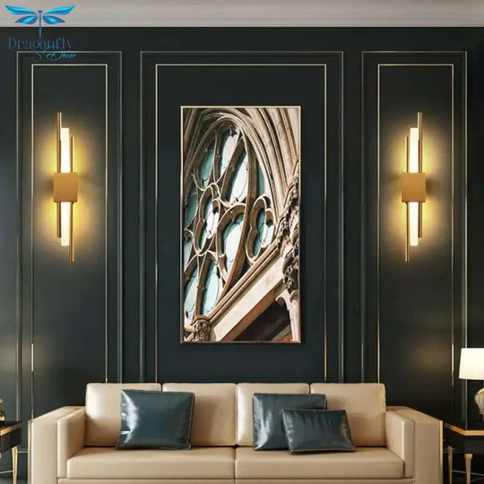 Modern Light Luxury Bedroom Copper Wall Lamp Copper Wall Lamps