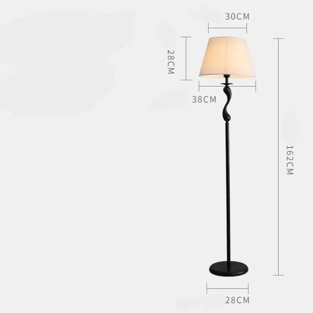 Modern Living Room Floor Lamp Creative Bedroom Study Vertical Stylish Home Led Black Regular Lamps