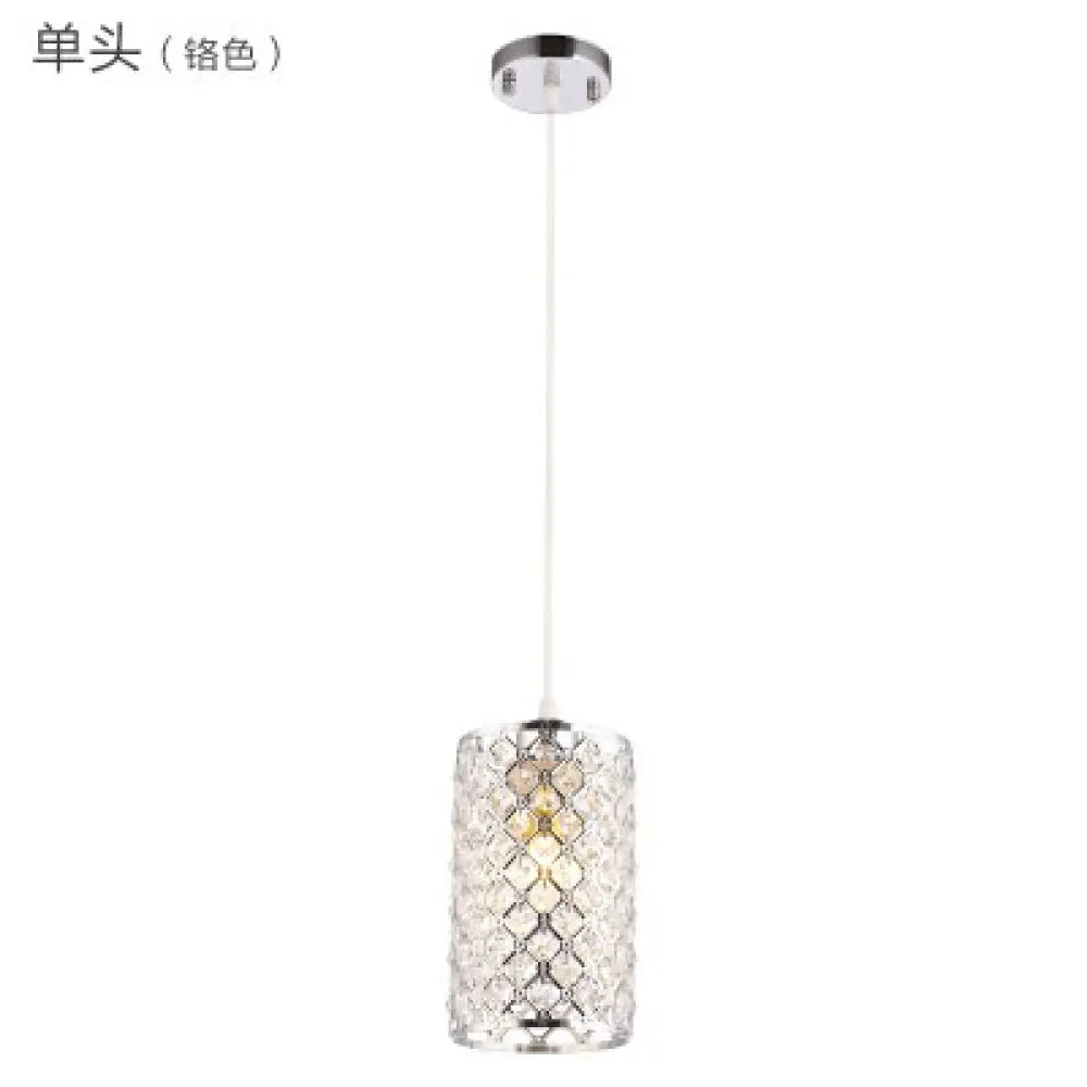 Modern Luxury Crystal Pendant Lights Romantic Bedroom Living Room Led Light Black