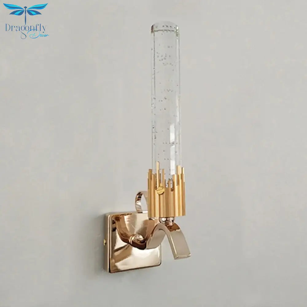 Modern Luxury Crystal Wall Sconce Lamp Bedroom Bedside Double Light Living Room Background Porch