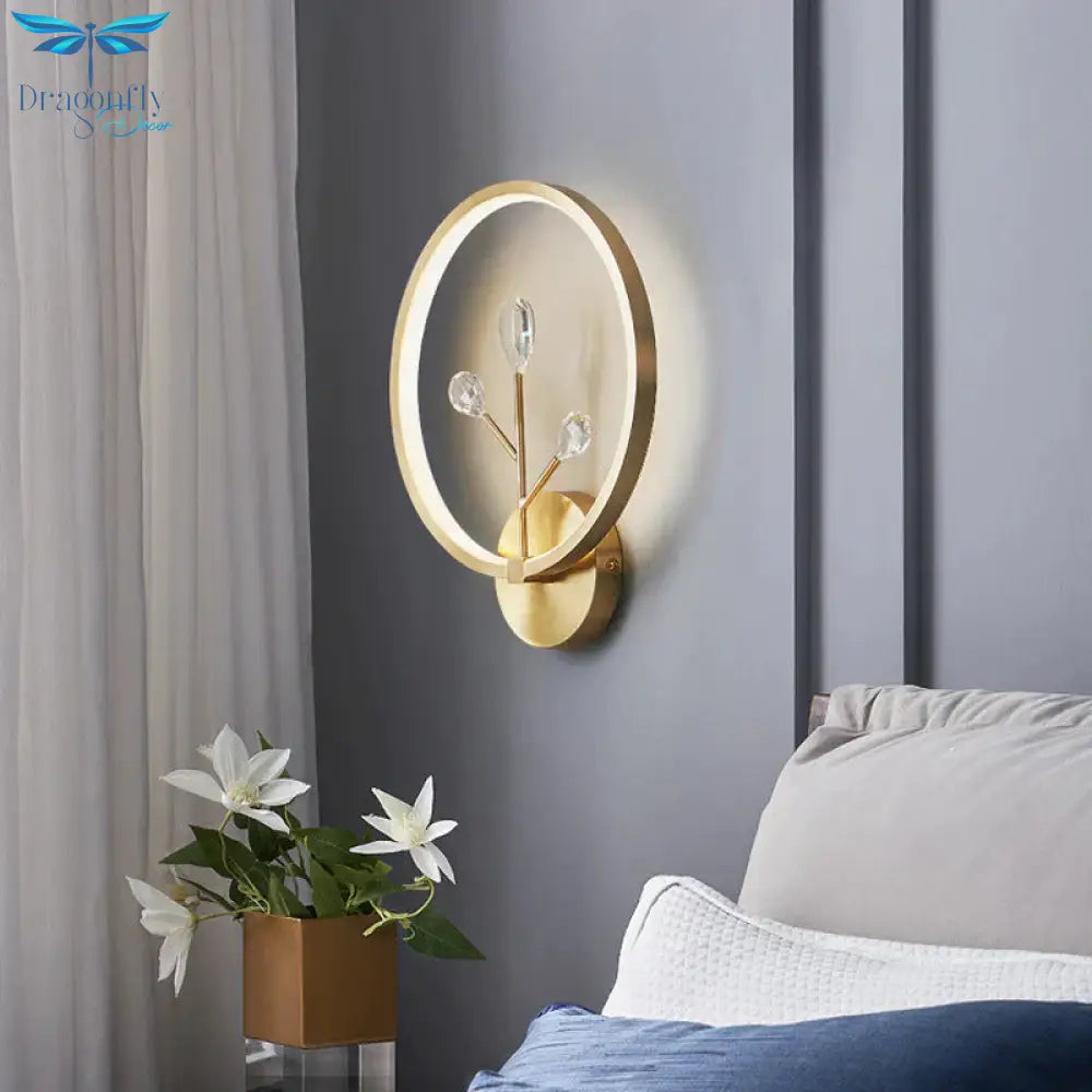 Modern Minimalist Bedroom Headlights With All - Copper Wall Lamps Copper