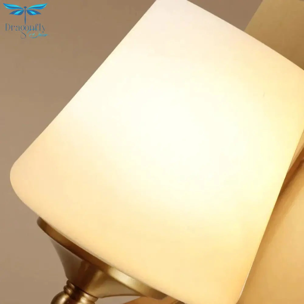 Modern Minimalist Creative Living Room Lamp Bedroom Headlight Aisle Copper Wall Lamps
