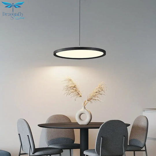 Modern Minimalist Led Dining Room Light Nordic Designer Chandelier Single - Head Book Office