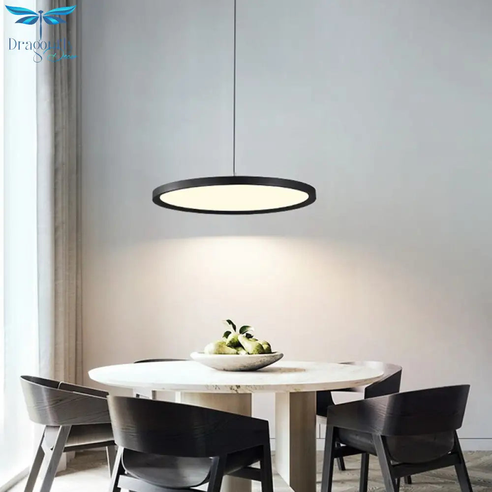 Modern Minimalist Led Dining Room Light Nordic Designer Chandelier Single - Head Book Office