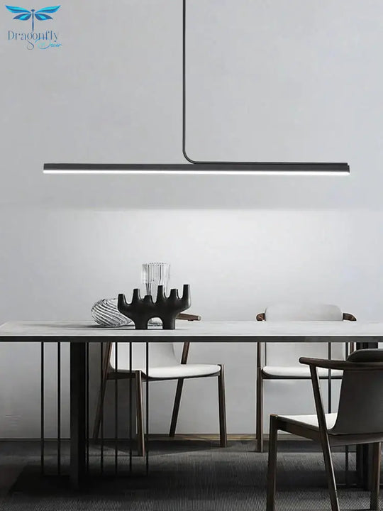 Modern Minimalist Long Bar Creative Pendant Light For Dining Room Kitchen Pendant