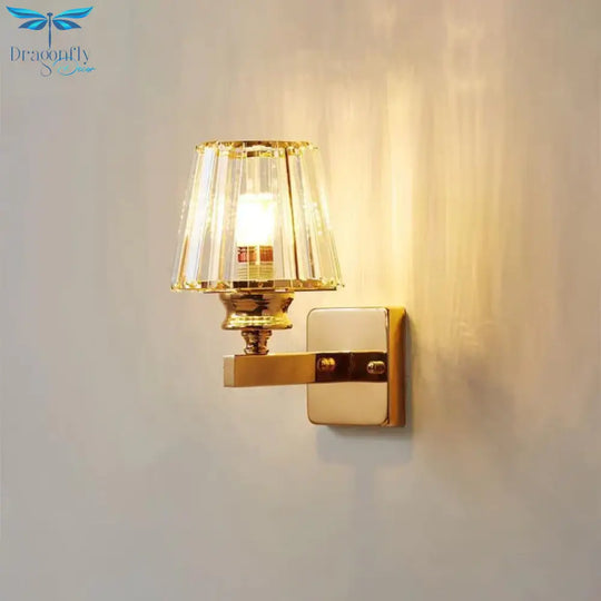Modern Minimalist Wall Lamp With Glass Shade For Bedside Lighting Living Room Light