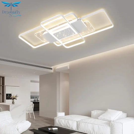 Modern Minimalist Whole House Combination Chandeliers Living Room Bedroom Ceiling Lamp Creative Led