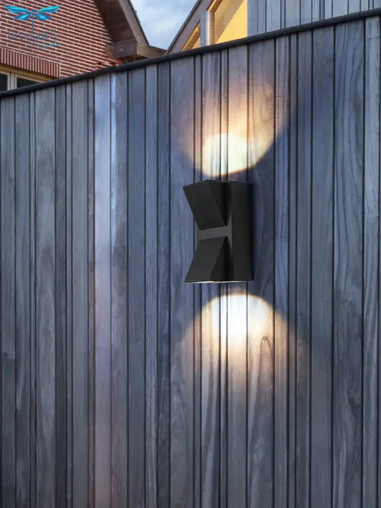 Modern Simple Creative Outdoor Waterproof Wall Lamp Led Courtyard Lamps Gate Terrace Balcony Garden