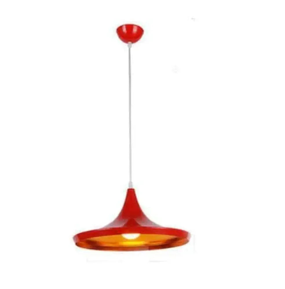 Musical Instrument Hanging Pendant Lamp Light For Restaurant Bar Red A