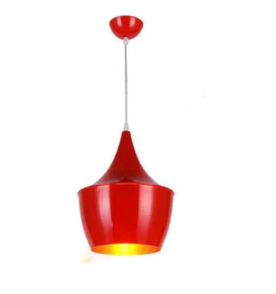 Musical Instrument Hanging Pendant Lamp Light For Restaurant Bar Red B