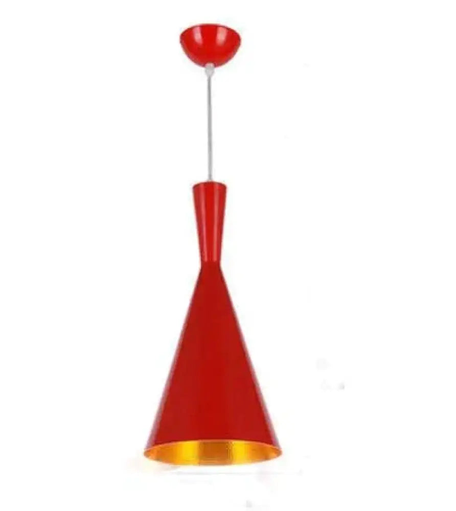 Musical Instrument Hanging Pendant Lamp Light For Restaurant Bar Red C