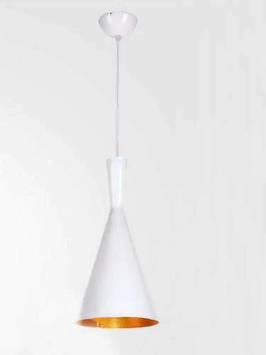 Musical Instrument Hanging Pendant Lamp Light For Restaurant Bar White C